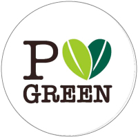Pラブグリーンのロゴ